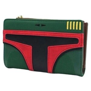 Star Wars Mandalorian Wallet in Vegan Leather RARE COLLECTIBLE